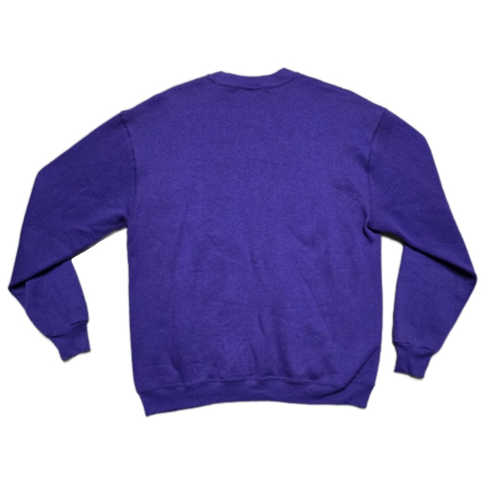 80s Vintage Mardi Gras Sweatshirt Mens XL Purple Russell‎ Athletic Made In USA - Picture 2 of 16